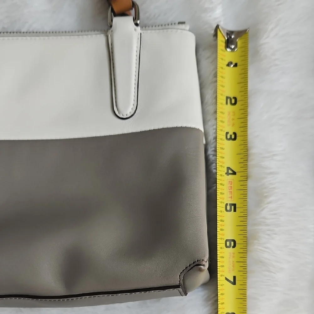 Coach Mini Borough Bag With Retro Colorblock Leather with Brown Handles